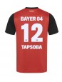 Moške Nogometnih dresov Bayer Leverkusen Edmond Tapsoba #12 Domači 2024-25 Kratki rokavi